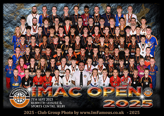 IMAC Open 2025 - Sunday 7th September 2025