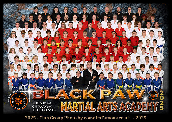 Black Paw Martial Arts Academy - Mon 1st to Wed 3rd Sept